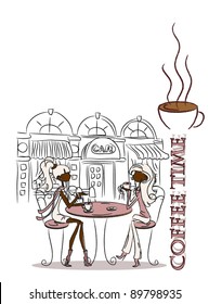 Time for coffee, the background