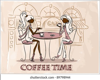 Time for coffee, the background