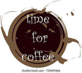 time coffee a cup