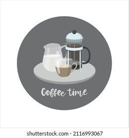 Time for coffee with milk!
