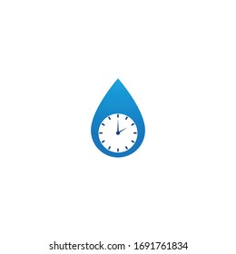 Time concept icon illustration vector flat design