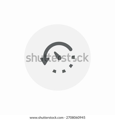 time counter icon sign vector
