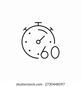 time counting icon sign vector