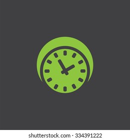 time cut identity template icon design element