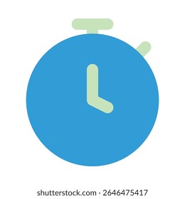 time and date duo tone icon editable vektor