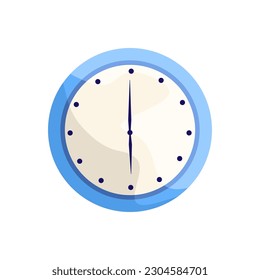 Time of day 06:00 am, 06:00 pm flat illustration design