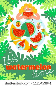 Time for a delicious watermelon