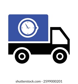 Time To Delivery Icon Isolated On White Background