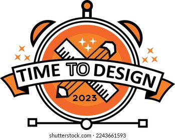 TIME TO DESIGN 2023 . Beautiful T-shirt Design. 