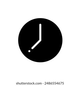 time design icon in trendy flat style isolated on white background.