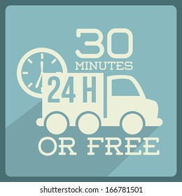 time design  over blue  background vector illustration   