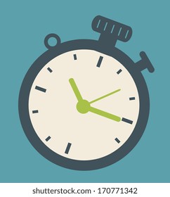 time design over blue background vector illustration