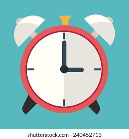 Time design over blue background, vector illustration.