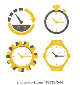 time design over white background, vector illustration