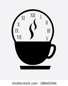 Time design over white background, vector illustration