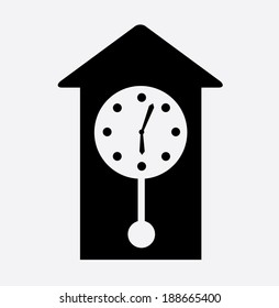 Time design over white background, vector illustration
