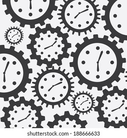 Time design over white background, vector illustration