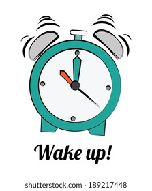 Time design over white background, vector illustration