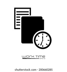 time design over white background vector illustration