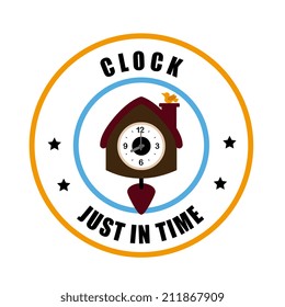 Time design over white background, vector illustration