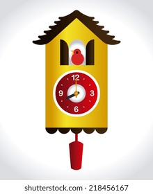 Time design over white background, vector illustration