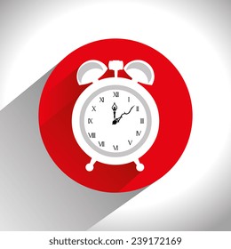 Time design over white background, vector illustration.