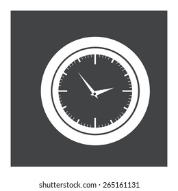 Time design over white background, vector illustration