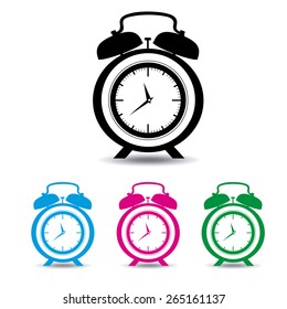 Time design over white background, vector illustration
