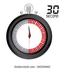 Time design over white background, vector illustration