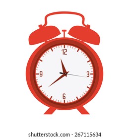 Time design over white background, vector illustration
