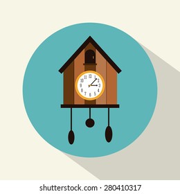 Time design over white background, vector illustration.