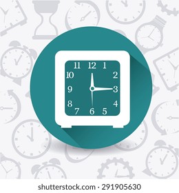 Time digital design, vector illustration eps 10.