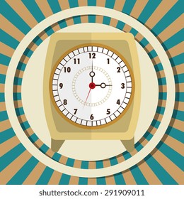 Time digital design, vector illustration eps 10.