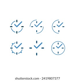 Time done colllection logo icon