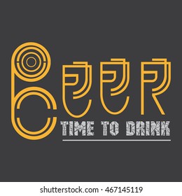 Time to drink beer