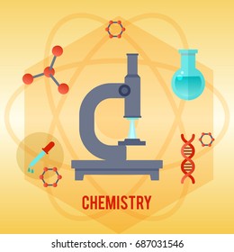 Time to education back to school school subjects power of knowledge vector illustration