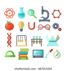 Time to education book back to school school subjects power of knowledge vector illustration