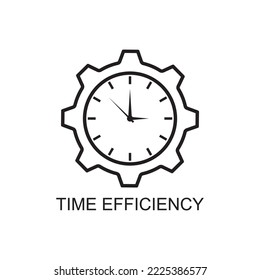 time efficiency icon , business icon