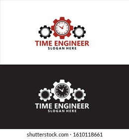 Time Engineer Logo in Vector 