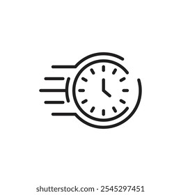 Ícone de tempo rápido definir sinal