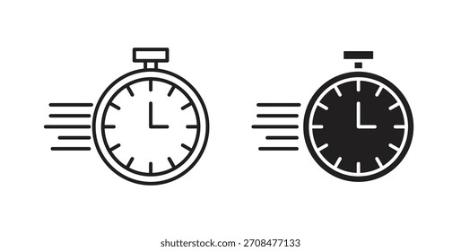 Time fast icons for use web design,logo.Symbol illustration.
