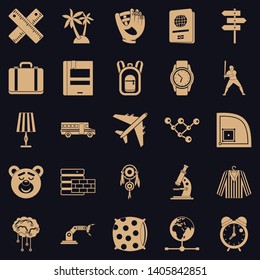 Time to fly icons set. Simple set of 25 time to fly vector icons for web for any design