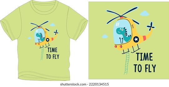 TIME TO FLY. t shirt graphic design vector illustration \