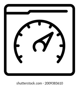 Time folder icon outline vector. Business document. Work time people