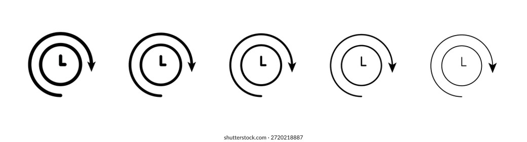 Time forward icon design, logo, app, UI. Vector illustration, EPS