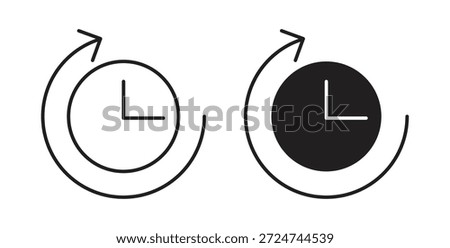 Time forward icon. filled flat sign for mobile concept and web design