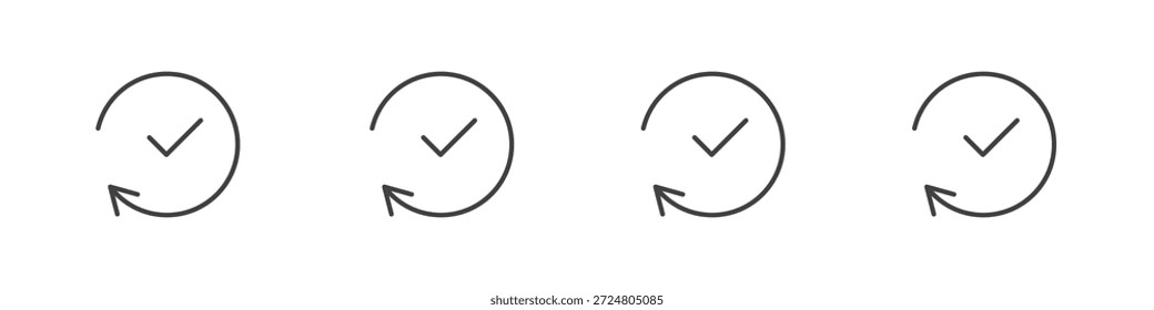Ícones de avanço de tempo para design gráfico e Web.