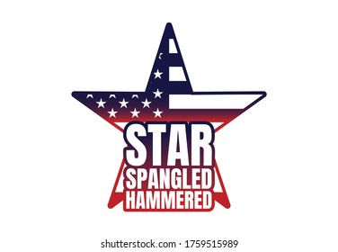 time to get star spangled hammered. 4th July design.