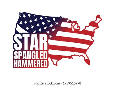 time to get star spangled hammered. 4th July design.