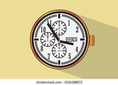 time glass clockwork icon object timepiece metal business number design vector background dial speedometer minute hour swiss  scale 